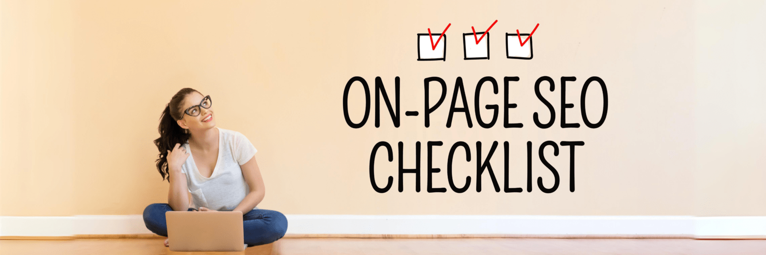 on page seo checkllst